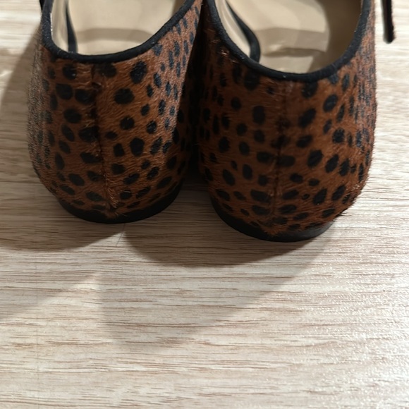 Rare Ann Taylor Leopard Mary Jane Flats 8.5 - Picture 9 of 15